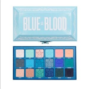 NEW Limited Edition Jeffree Star Blue Blood Large Eye Shadow Palette - 18 Colors